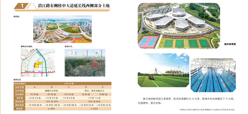 沿江路東側(cè)桂中大道延長線西側(cè)部分土地推薦